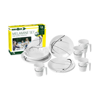 Brunner (Movera) - Serenade Dinner Set 16 Pcs Black and White | 9920290