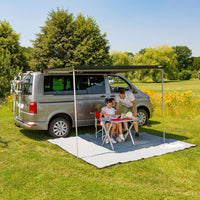 Fiamma - F45S Awning SWB 263x200cm Royal Grey Fabric in a Deep Black Case | 07129D01R