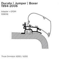 Thule - Omnistor Ducato/Jumper/Boxer Adapter Series 6 1994–2006 | 308058