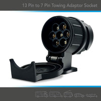 Belmont Leisure - 13 Pin to 7 Pin Towing Adaptor Socket