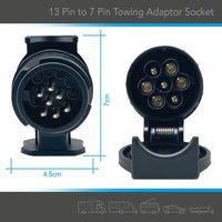 Belmont Leisure - 13 Pin to 7 Pin Towing Adaptor Socket