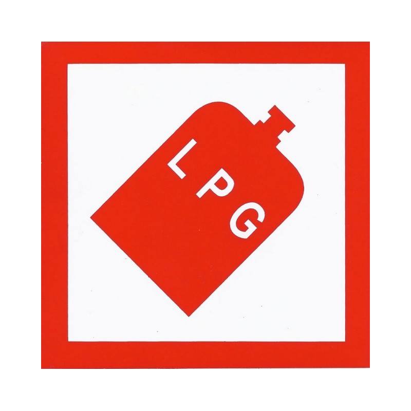 LPG sticker