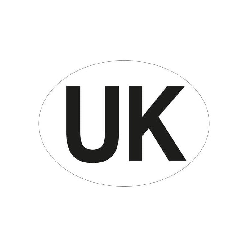 Self-adhesive UK badge