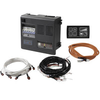 Van conversion electrical distribution unit and harness kit with control panel