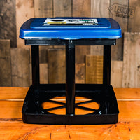 Multi-height collapsible waste bin