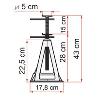 Fiamma - Alu Jacks | 00680-01-