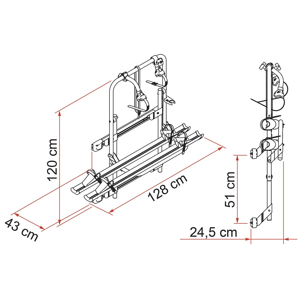 Fiamma - Carry-Bike 200 DJ Ducato <2006 | 02093A65A