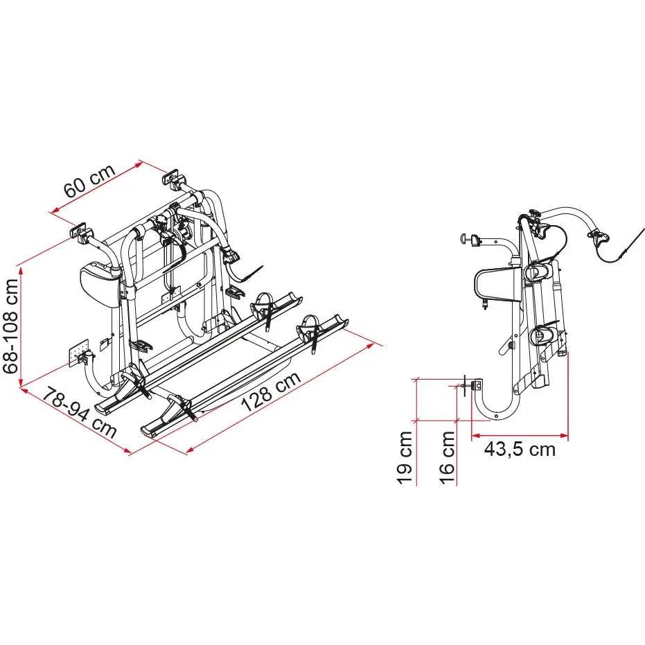Fiamma - Carry-Bike Lift 77 | 02096-44-