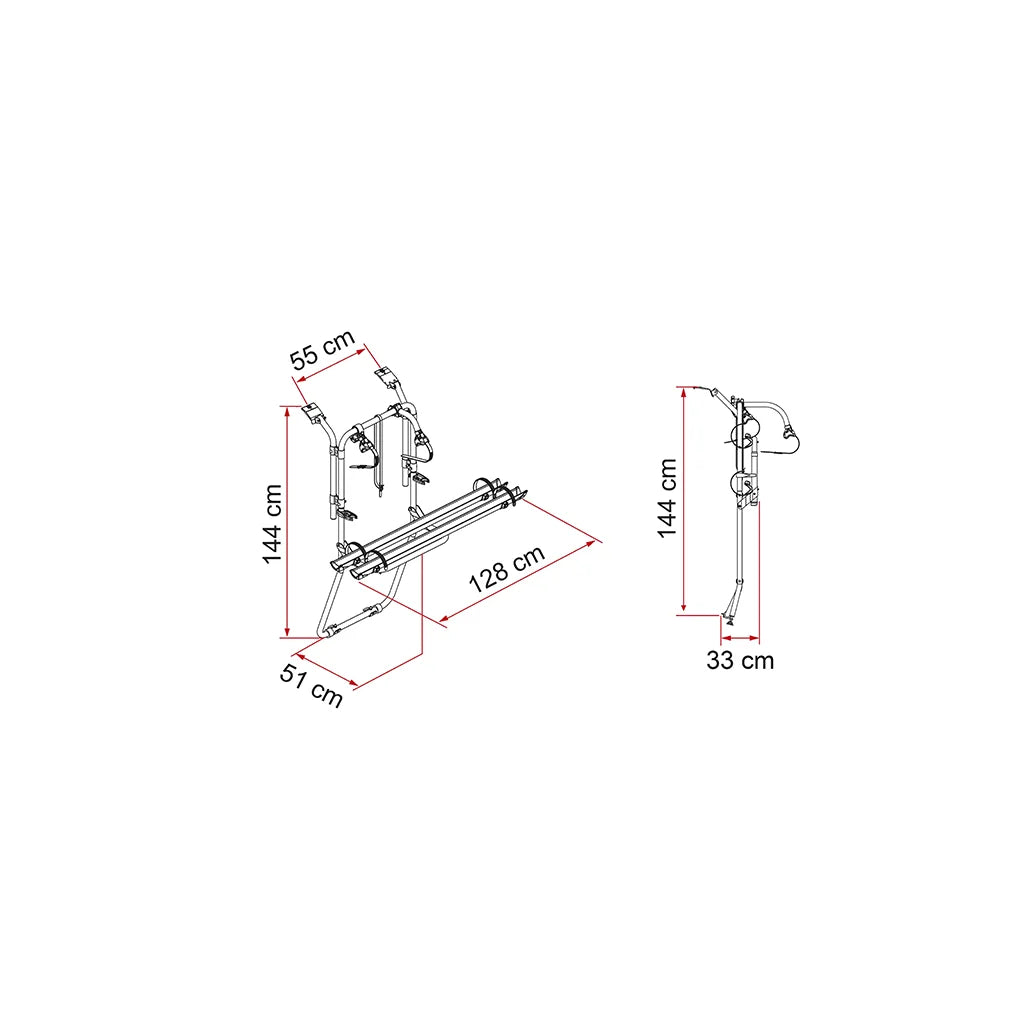 Fiamma - Carry-Bike Vivaro/Trafic/Talento D | 02096-74-