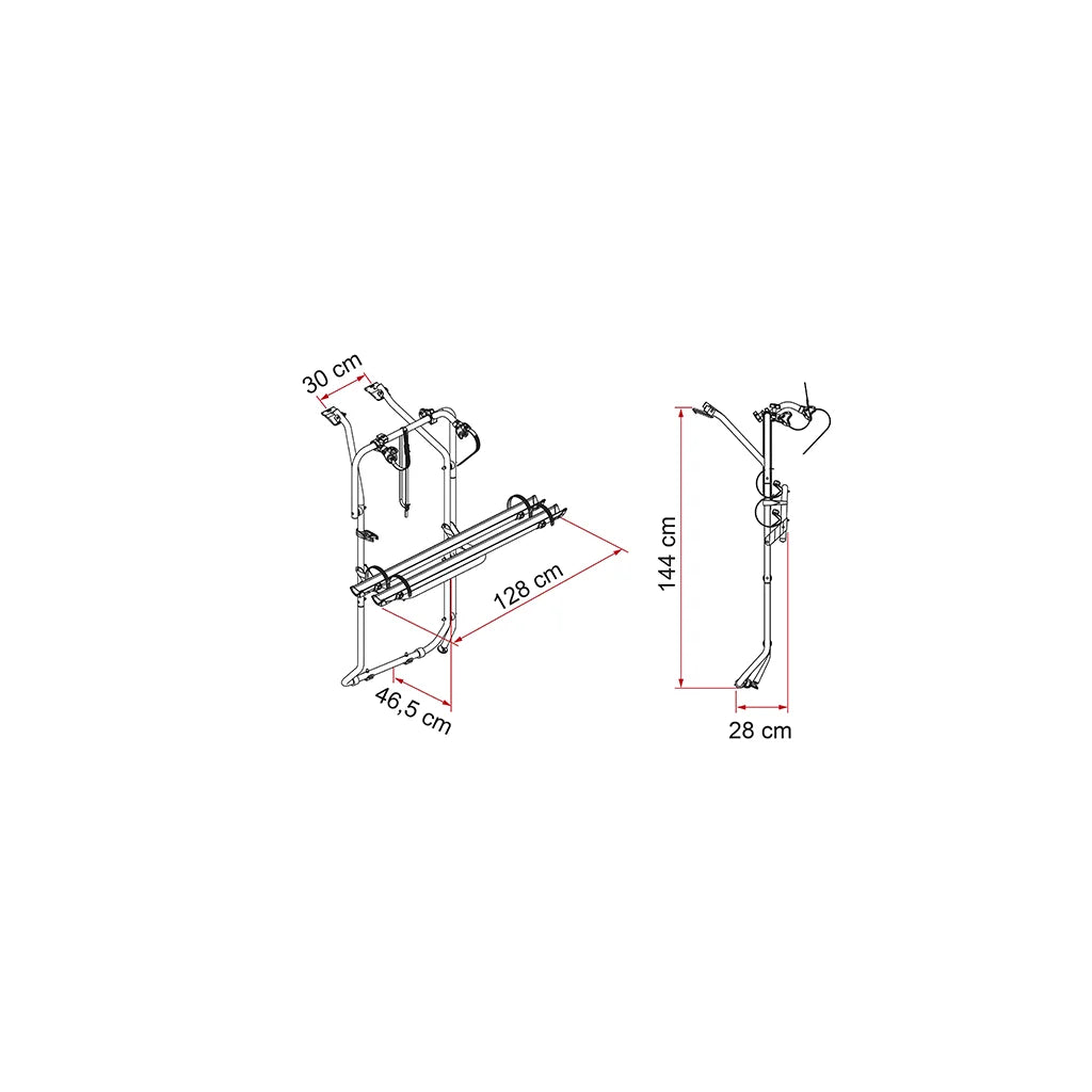Fiamma - Carry-Bike VW T5 D/T6 D DB | 02096-79A