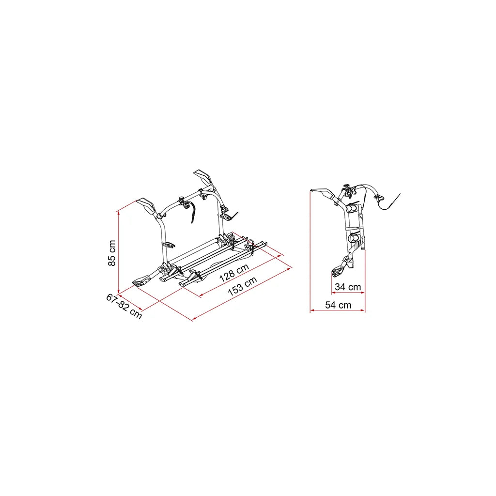 Fiamma - Carry-Bike VW T6 Pro Assembled - DB | 02096M08A