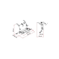 Fiamma - Carry-Bike VW T6 Pro Assembled - DB | 02096M08A