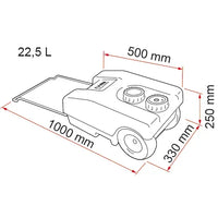Fiamma - Roll-Tank 23 F (KTW) | 02428A03A