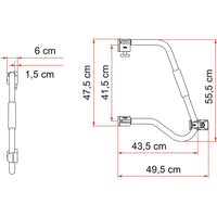 Fiamma - Security 46 Pro White | 03513-04-