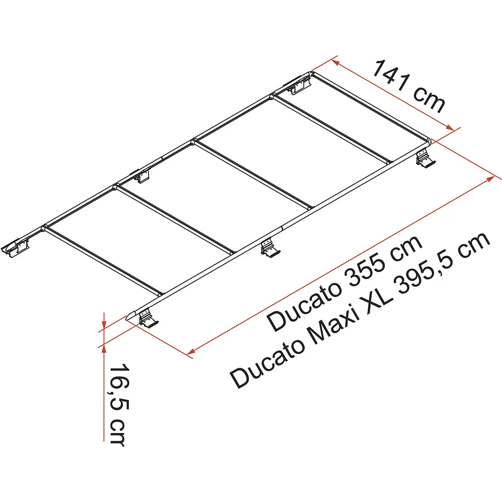 Fiamma - Roof Rail Ducato | 05808-01-