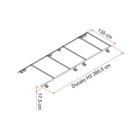 Fiamma - Roof Rail Ducato - Deep Black | 05808A01A