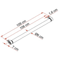 Fiamma - Roller Roof Rail | 06876-01-