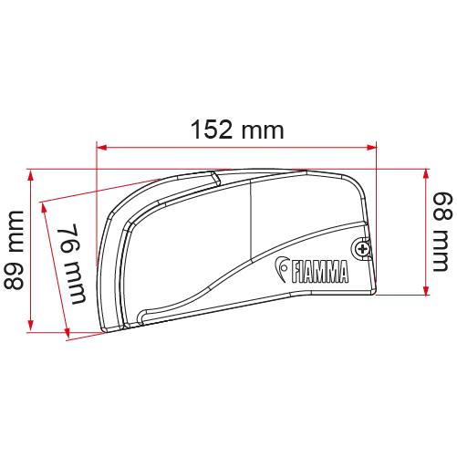 Fiamma - F40 Van Deep Black 210 Royal Grey | 07503Q01R