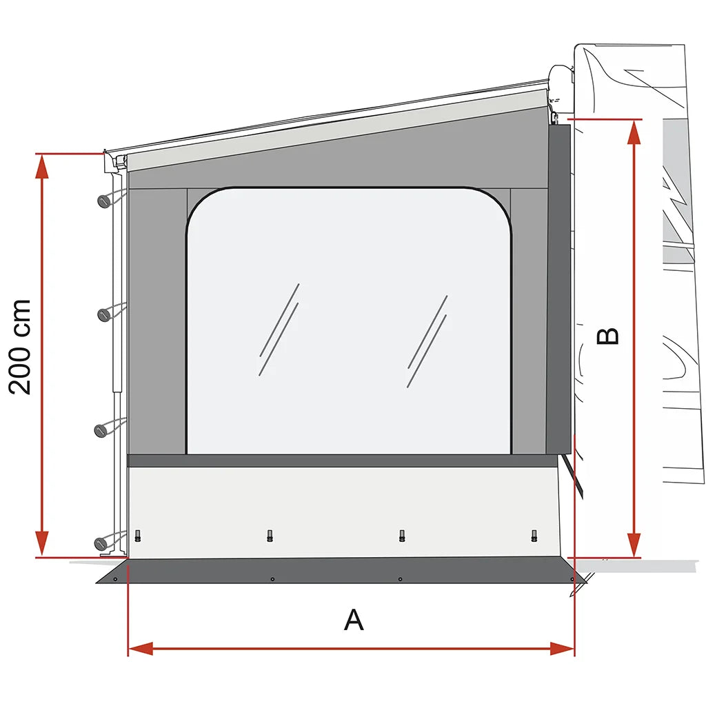 Fiamma - Side W Pro XXL F45/F80 | 07973B02-