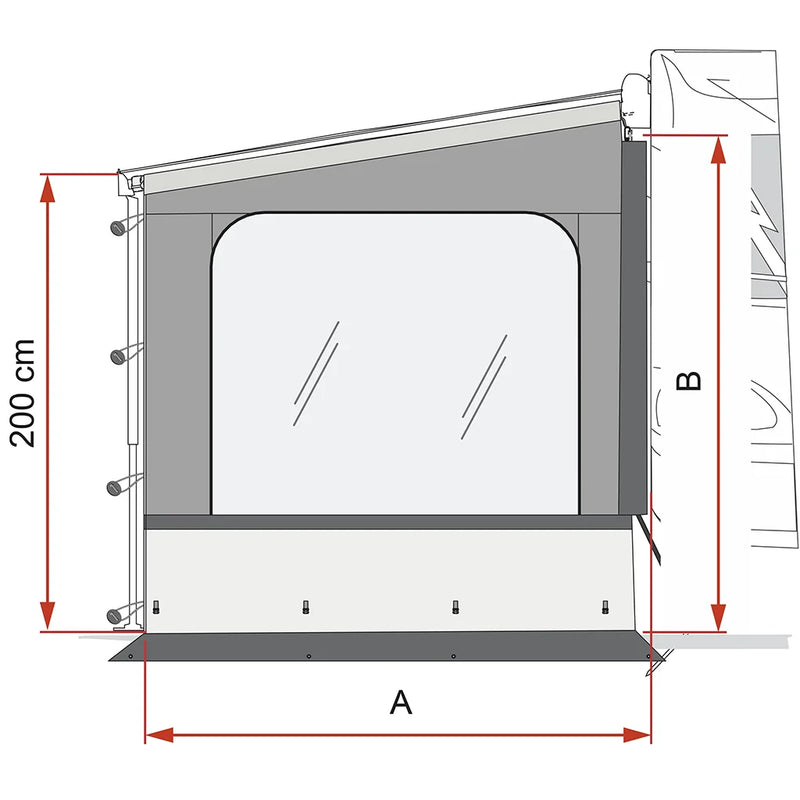 Fiamma - Side W Pro XXL F45/F80 | 07973B02-