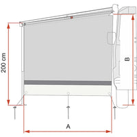 Fiamma - Sun View Side Van F43 Ext.250 | 08990A01-