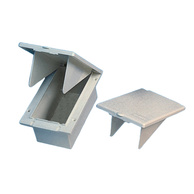 Powerpart - White Flush Outlet Flap & Pins