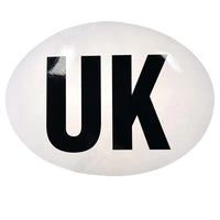 W4 - UK Oval Sticker Extra Large