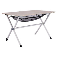 Quest - Neagh Slatted Table in Light Wood