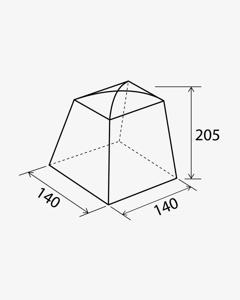 Brunner - Cabina II NG Storage Shower Toilet Tent