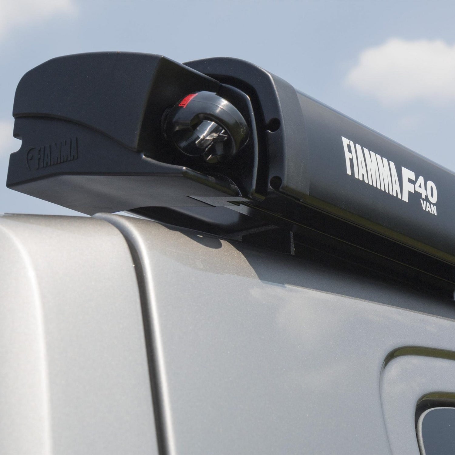 Fiamma - F40 Van Awning 270x225cm Royal Grey Fabric in a Deep Black Case | 07503H01R