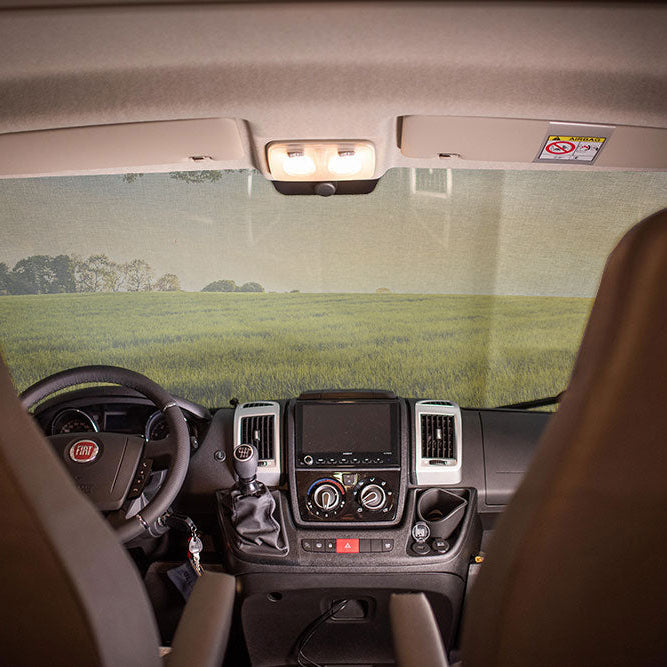 Hindermann - Transparent Sun Screen For Vans, Alcove &amp; Semi-Integrated Motorhomes