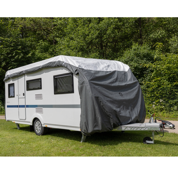 Reimo - Caravan Protective Cover Premium L: 580 – 640cm x W: up to 230cm in Grey | 928543
