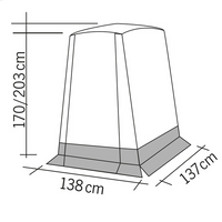 Reimo - Vertic Tailgate Tent for Caddy / Kangoo / Citan / Partner / Doblo | 93792