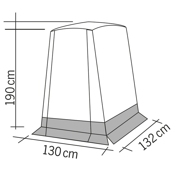 Reimo - Vertic Tailgate Tent for Renault Kangoo II 2008+ | 93795