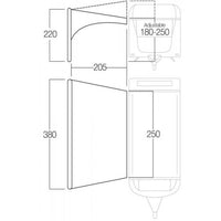 Vango - AirBeam Sky Sun Canopy Caravan &amp; Motorhomes 2.5M | AWQSKYCANG3JA53