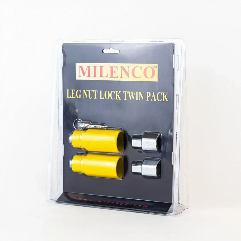 Milenco - Corner Steady Leg Nut Lock Twin Pack