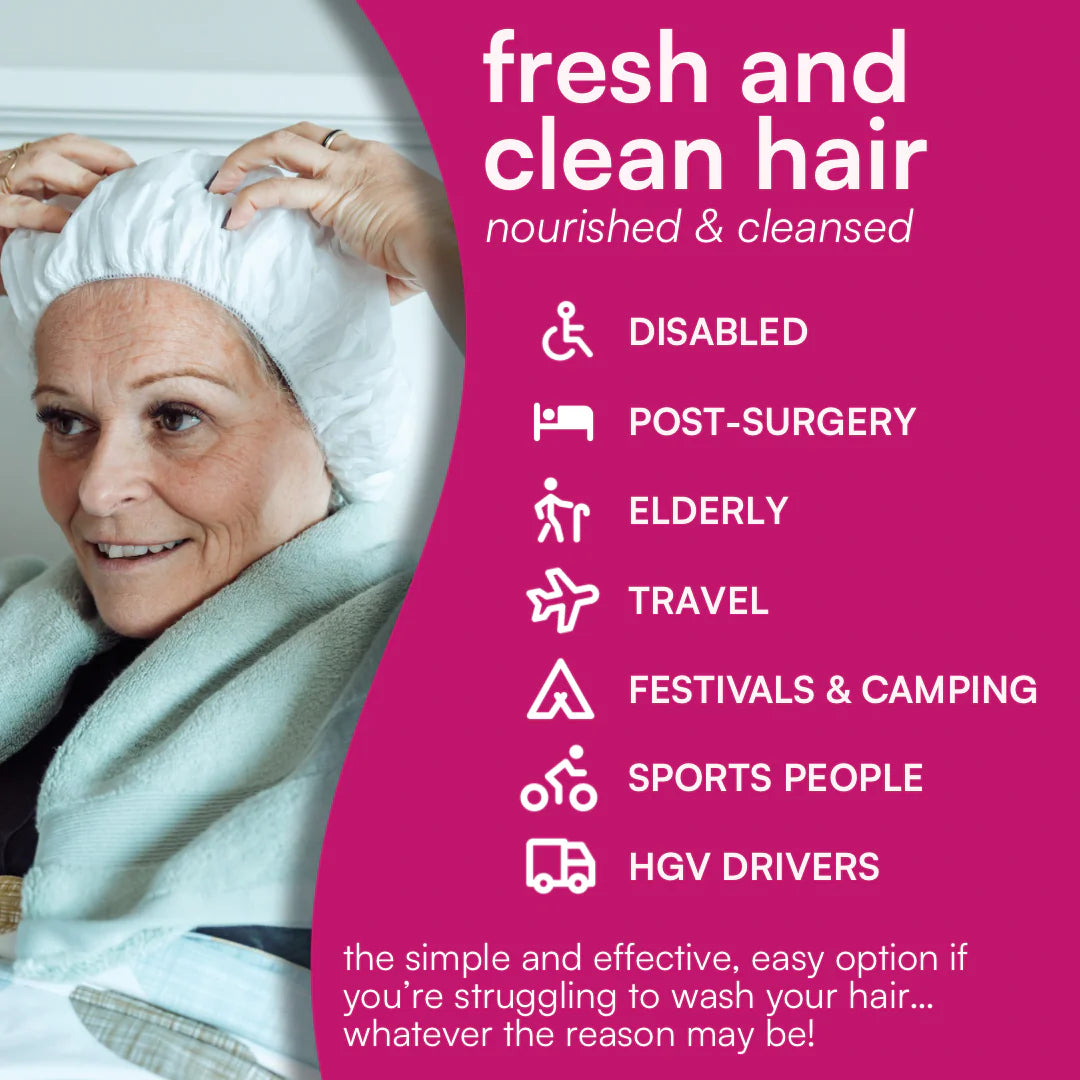 FreshWipes – Rinse-Free Shampoo Cap | Single Use