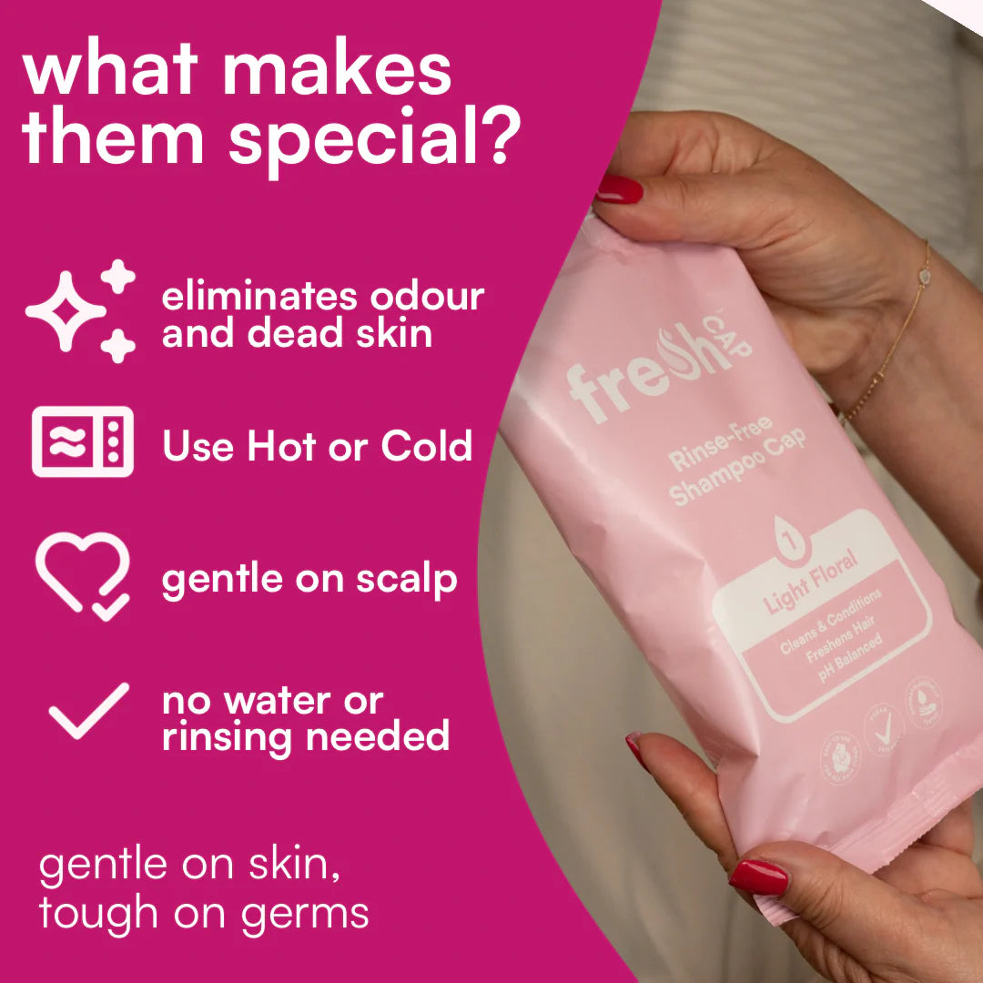 FreshWipes – Rinse-Free Shampoo Cap | Single Use