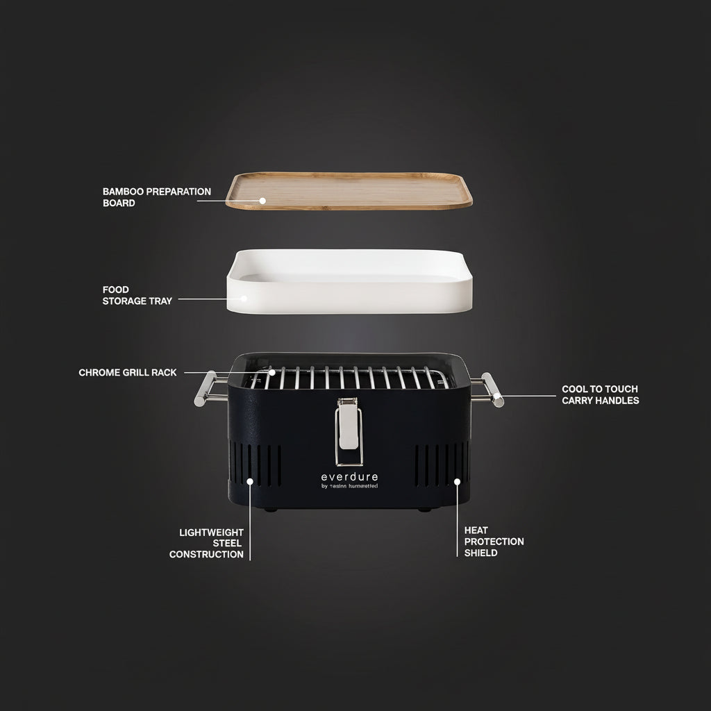 WITT - Everdure by Heston Blumenthal CUBE™ Portable Charcoal Grill