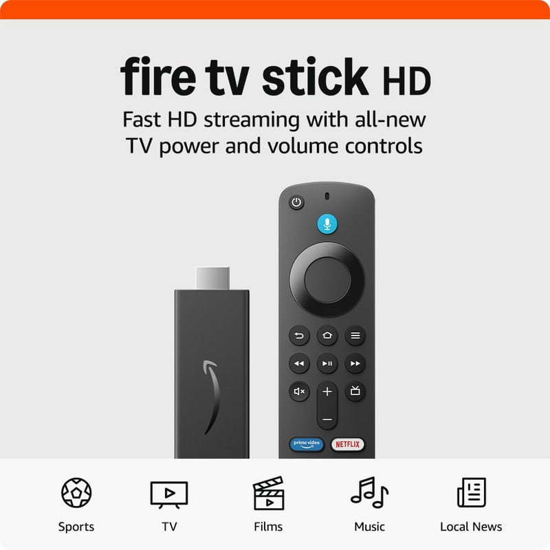 Amazon – Fire TV Stick HD | Alexa Voice Remote | Full HD Streaming