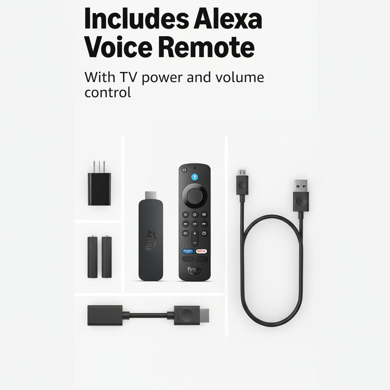 Amazon – Fire TV Stick 4K Plus | Alexa Voice Remote | Wi-Fi 6 | Dolby Vision