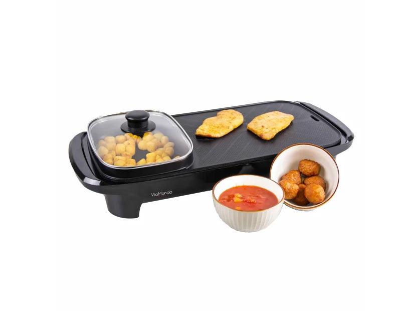 Via Mondo – CampGrill 2 in 1 Electric Grill & Pan | 1000W