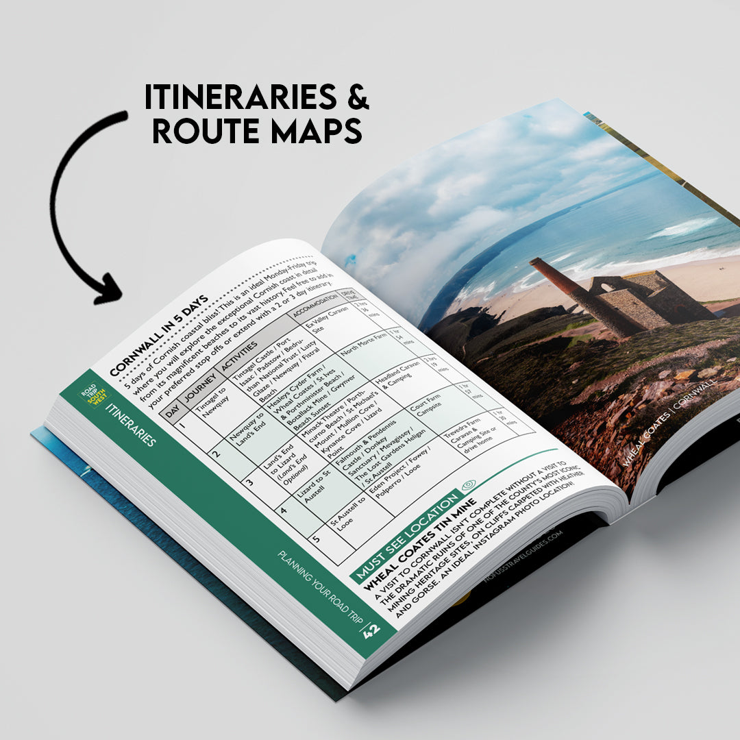 Road Trip South West Guide Book by Robbie Roams | Cornwall Devon Dorset Somerset