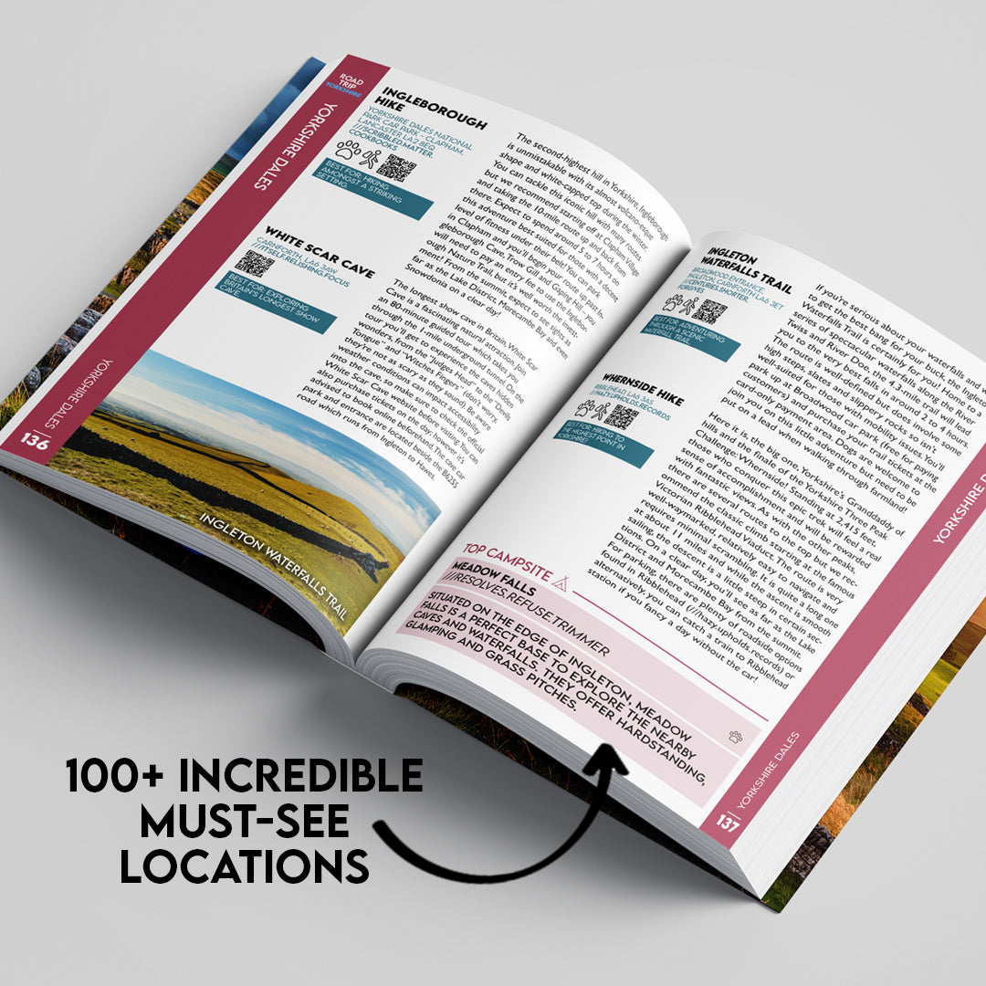 Road Trip Yorkshire Guide Book by Robbie Roams | Dales Moors & Coast