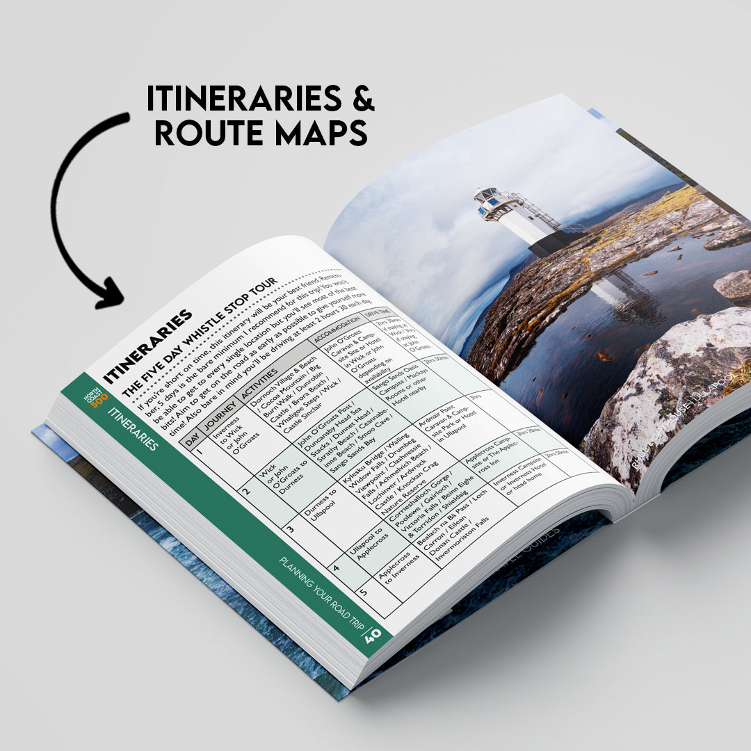 NC500 Guide Book by Robbie Roams | North Coast 500 Scotland Travel Guide