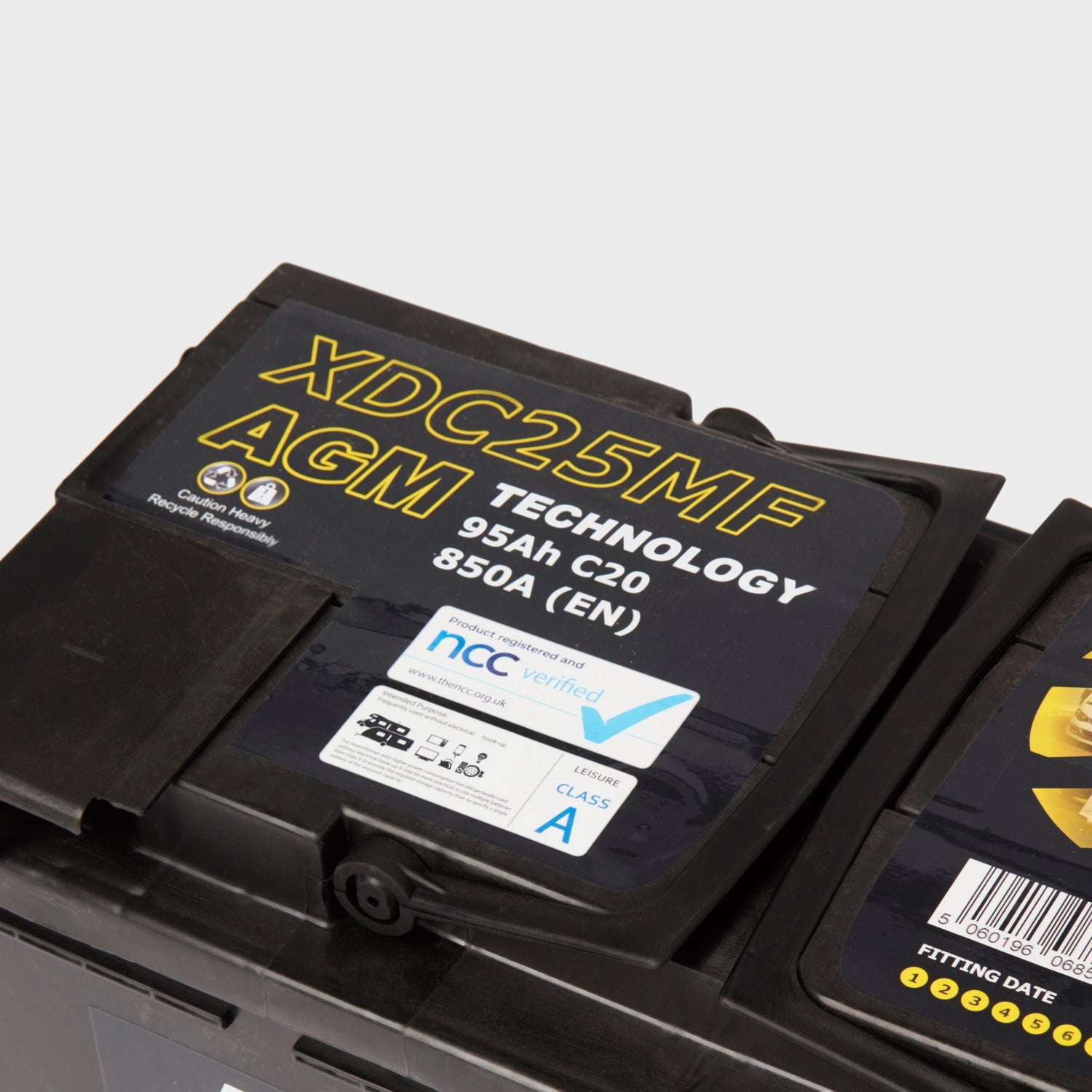Numax - Leisure Battery | 12V 95Ah AGM NCC Class A