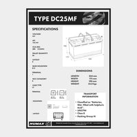 Numax - Leisure Battery | 12V 105Ah NCC Class B | DC25MF