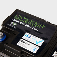 Numax - Leisure Battery | 12V 105Ah NCC Class B | DC25MF