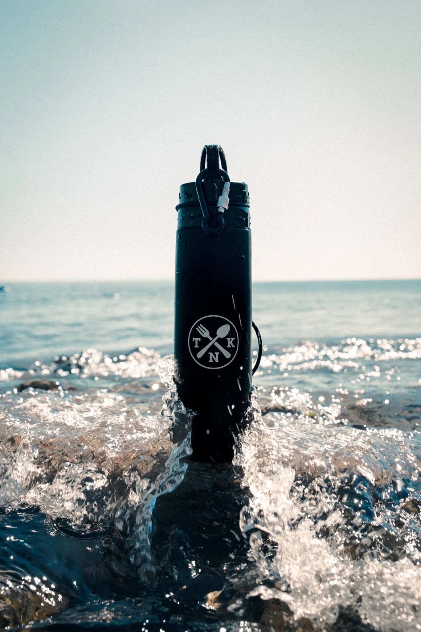 The Nomads Kitchen - Foldable Water Bottle | 600ml Collapsible Travel Bottle
