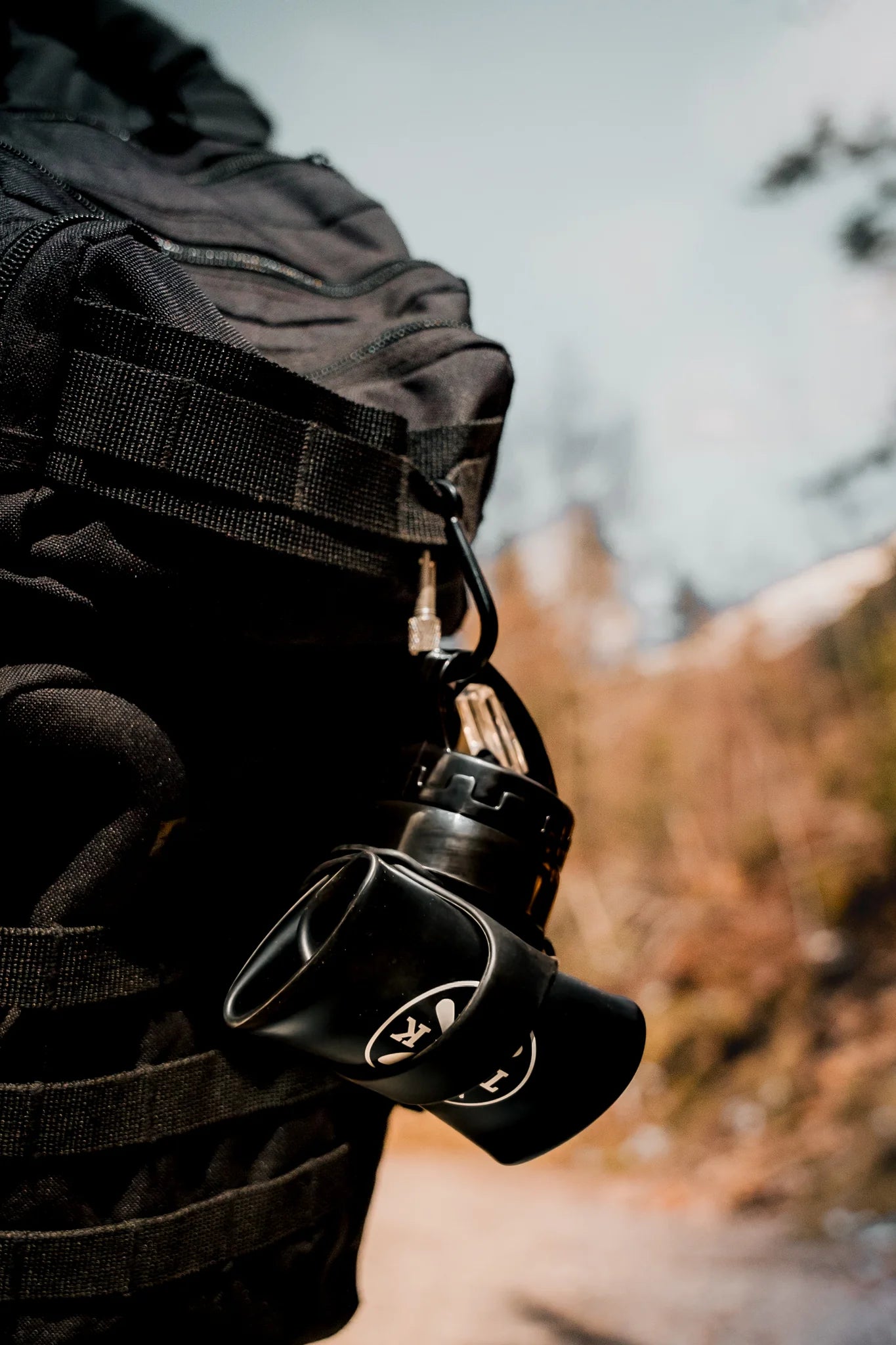 The Nomads Kitchen - Foldable Water Bottle | 600ml Collapsible Travel Bottle